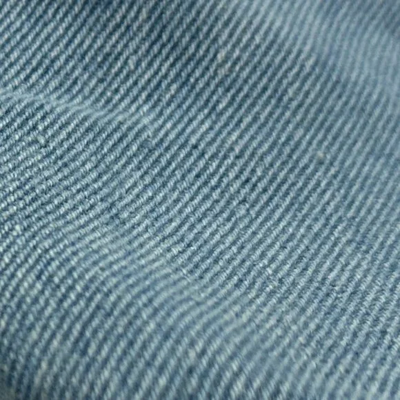 ZARA SIZE 29 DENIM JEAN ESPADRILLES RAW EDGE FLAT SLIP-ON SHOES WOMEN SANDALS - Picture 8 of 8